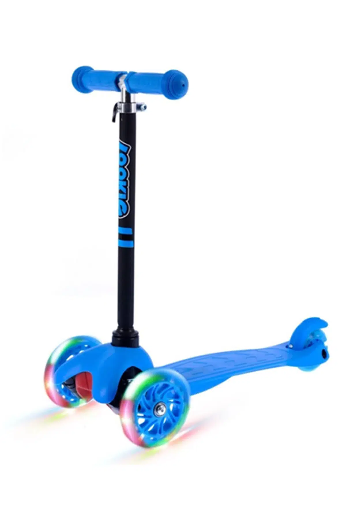 Rookie Mavi 3 Tekerlekli Led Işıklı Scooter